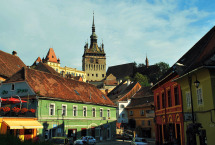 Clock Tower Sighisoara UNESCO Transylvania Romania