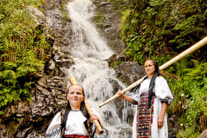 Apuseni Carpathians Aries Valley Transilvania traditional women