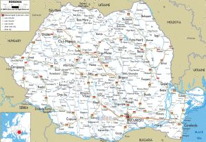 road-map-of-Romania