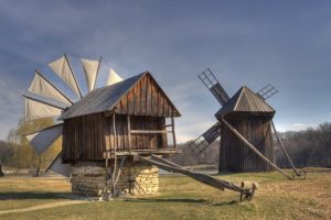 Sibiu ASTRA museum traditional wind mill Transylvania