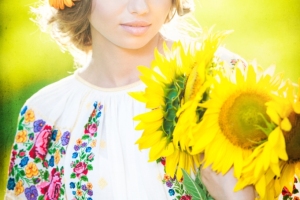 Traditional costumes girl