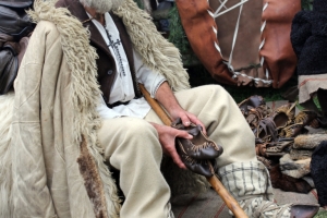 Traditional Romania old man