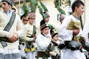 Traditions Romania young boys